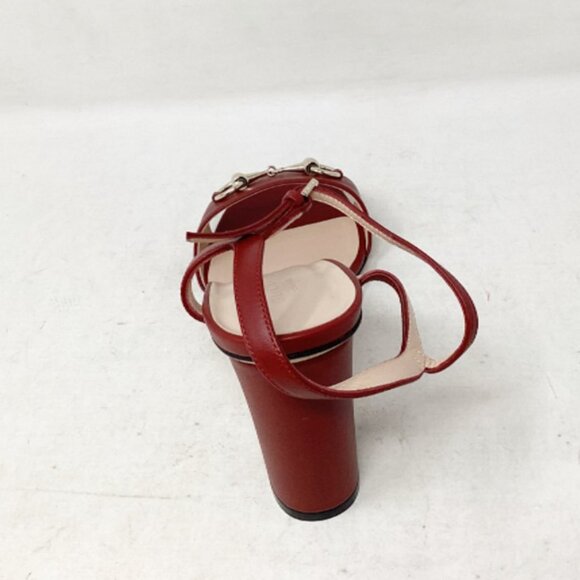 Gucci #JGDL7V Horsebit Platform Heels Size 38 - Picture 6 of 7